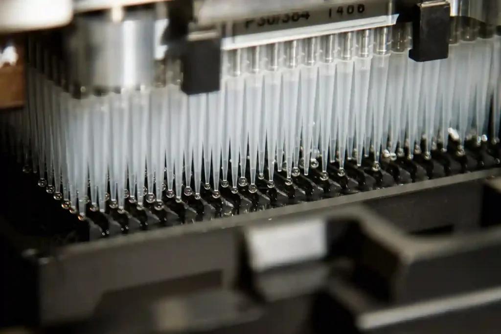 Laboratory equipment and plastic component application